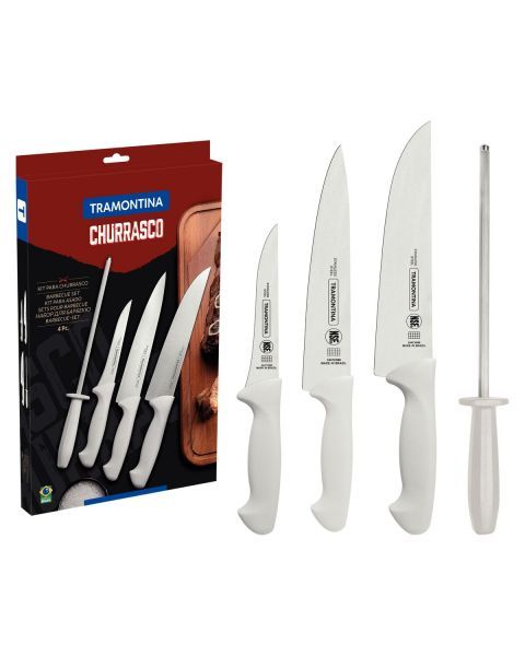 JOGO FACA INOX 4PC PREMIUM BRA