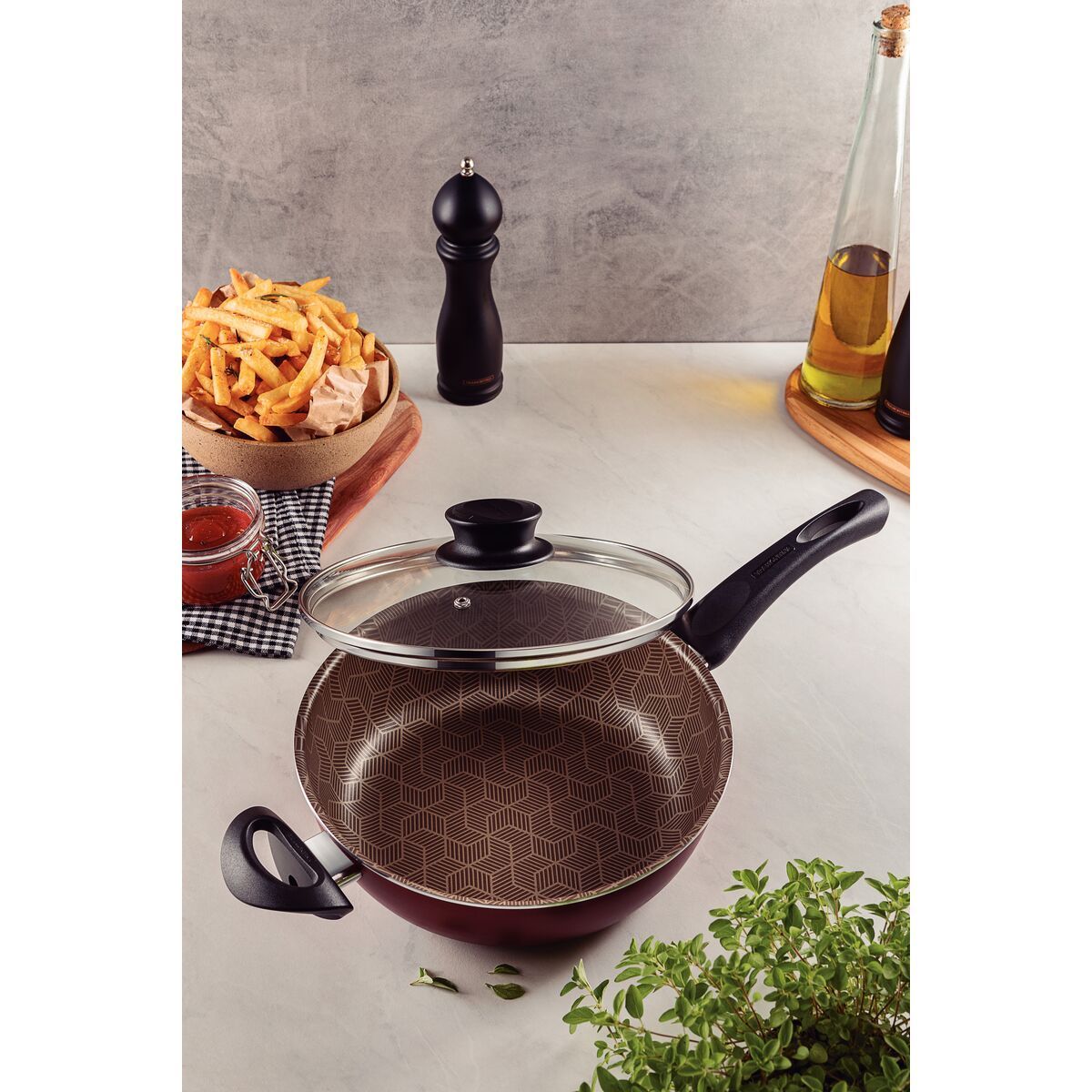 FRITAD MULTIUSO ALUM 24CM PARIS VER