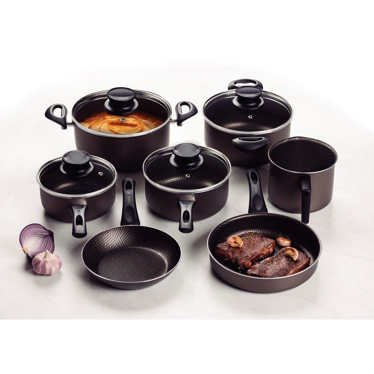 JOGO PANELAS ALUM 7PC PARIS CHU