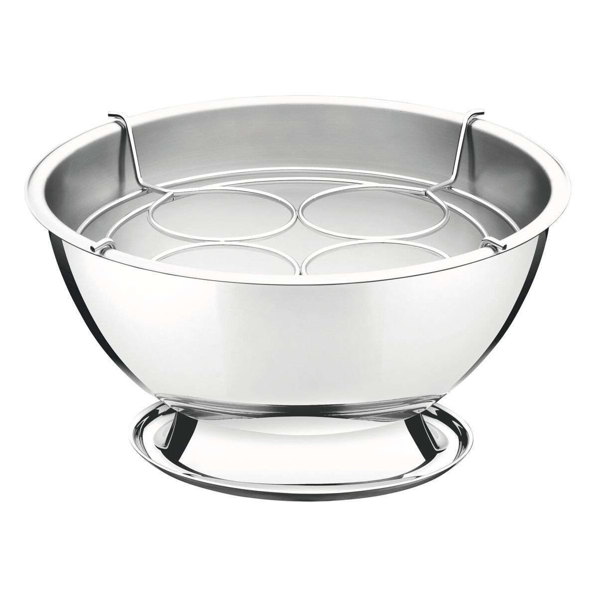 BALDE ACO INOX P/GARRAFAS C/ GRELHA