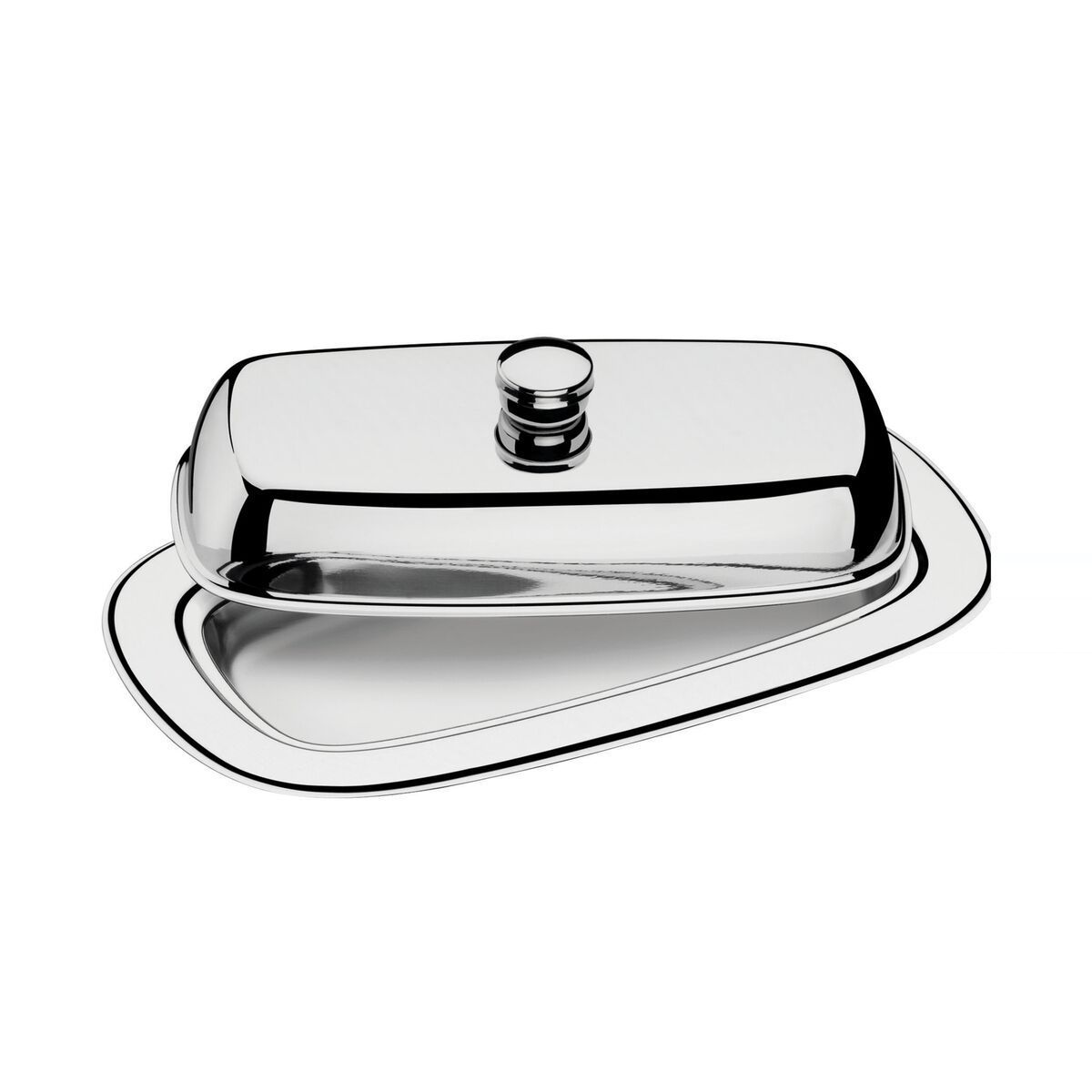 MANTEIGUEIRA ACO INOX RETANGULAR