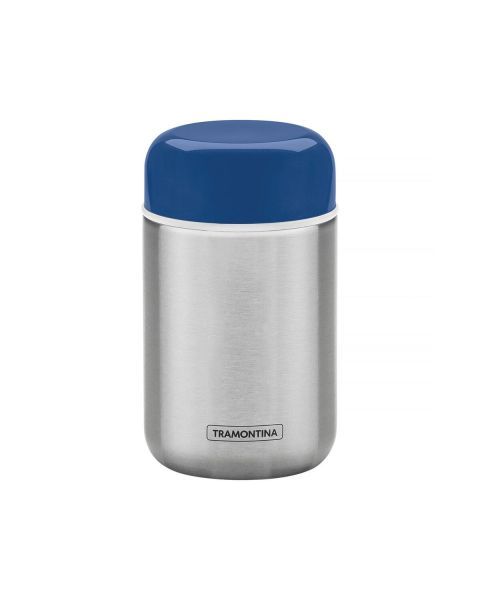 POTE TERMIC.ACO INOX 0,4L TAMP.AZUL