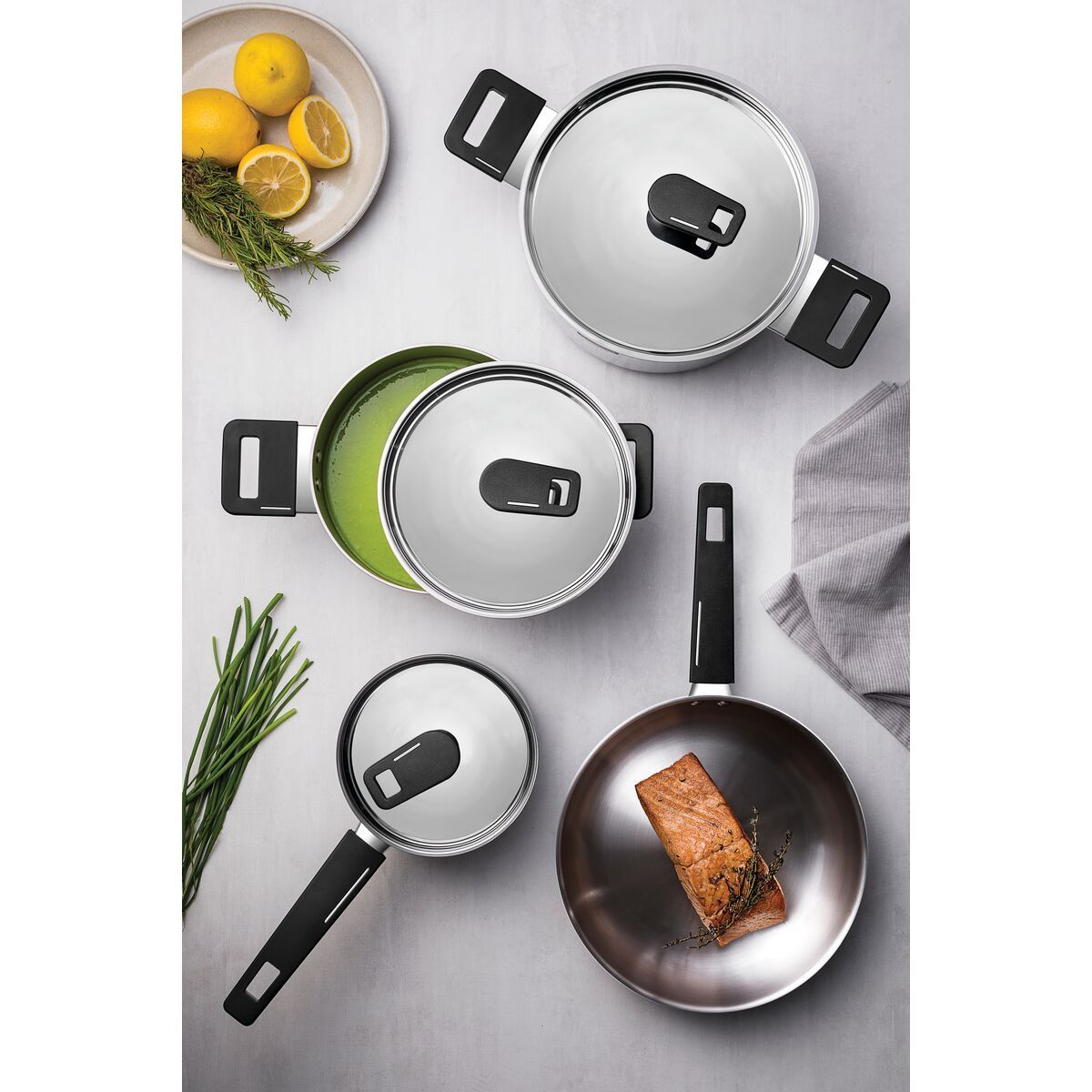 CACAROLA FUNDA ACO INOX GRANO BAQ.