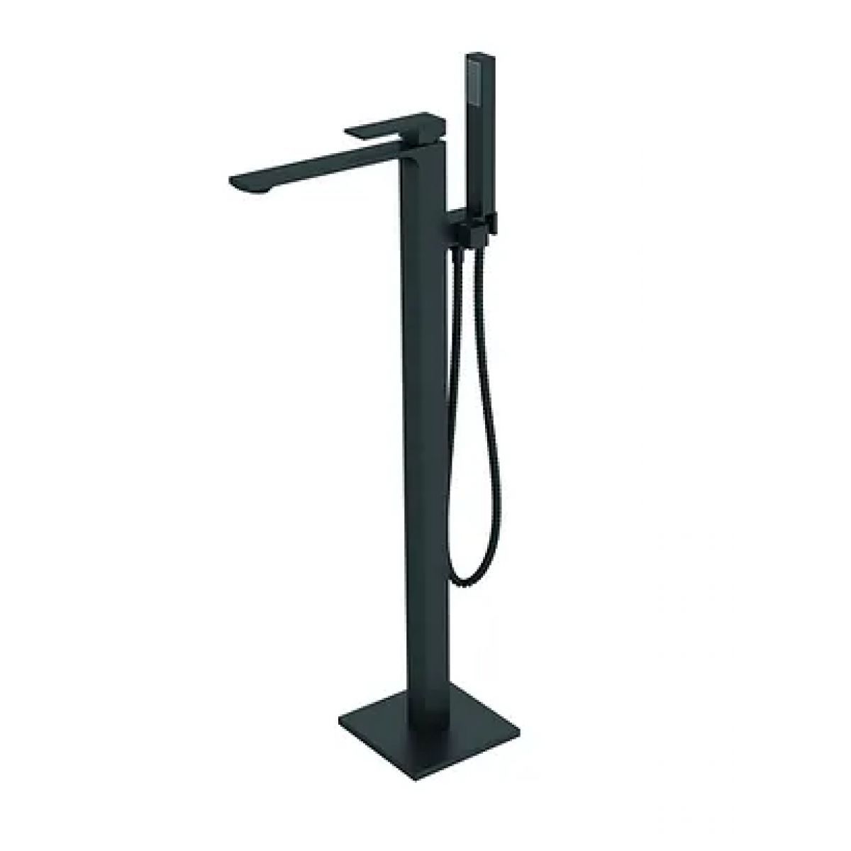 Misturador Pedestal para Banheira de Imersão Black Matte