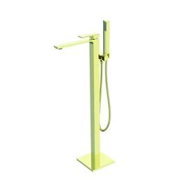 Misturador Pedestal para Banheira de Imersão Dourado