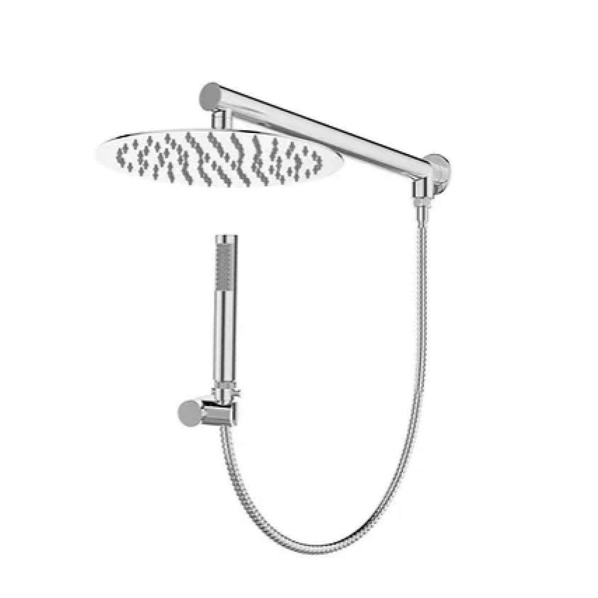 Chuveiro Redondo com Desviador Cromado