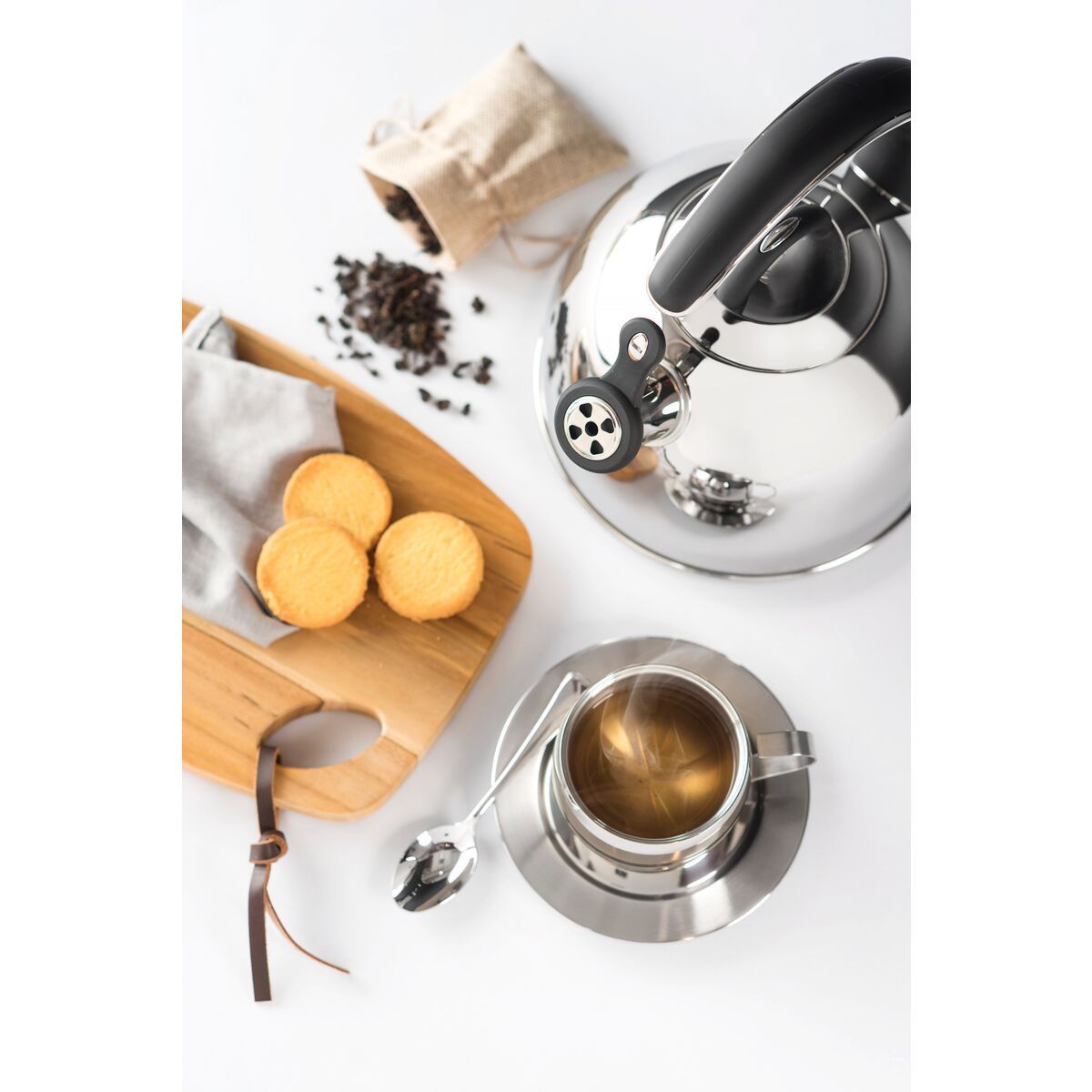 JG.ACO INOX P/CHA/CAPPUCCINO 18 PCS