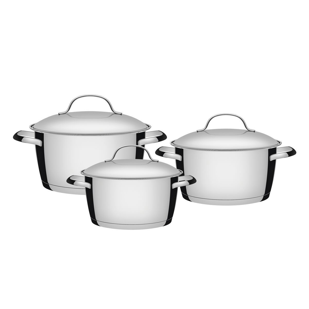 JG.PANELAS ACO INOX 3 PCS ALLEGRA