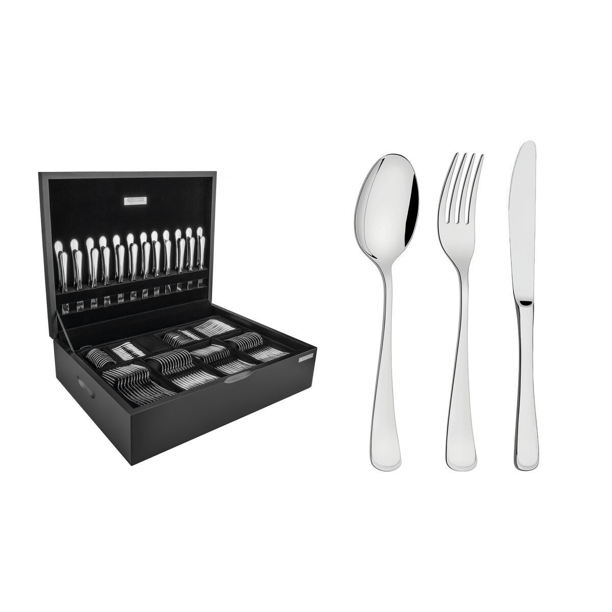 FAQUEIRO ACO INOX 130PCS C/ESTOJO