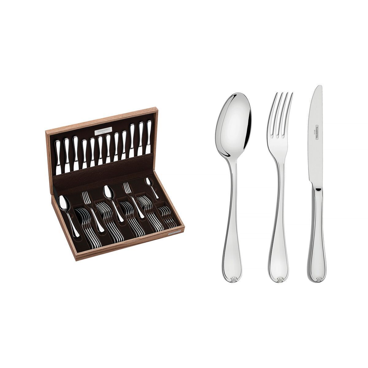 FAQUEIRO ACO INOX 42PCS C/ESTOJO