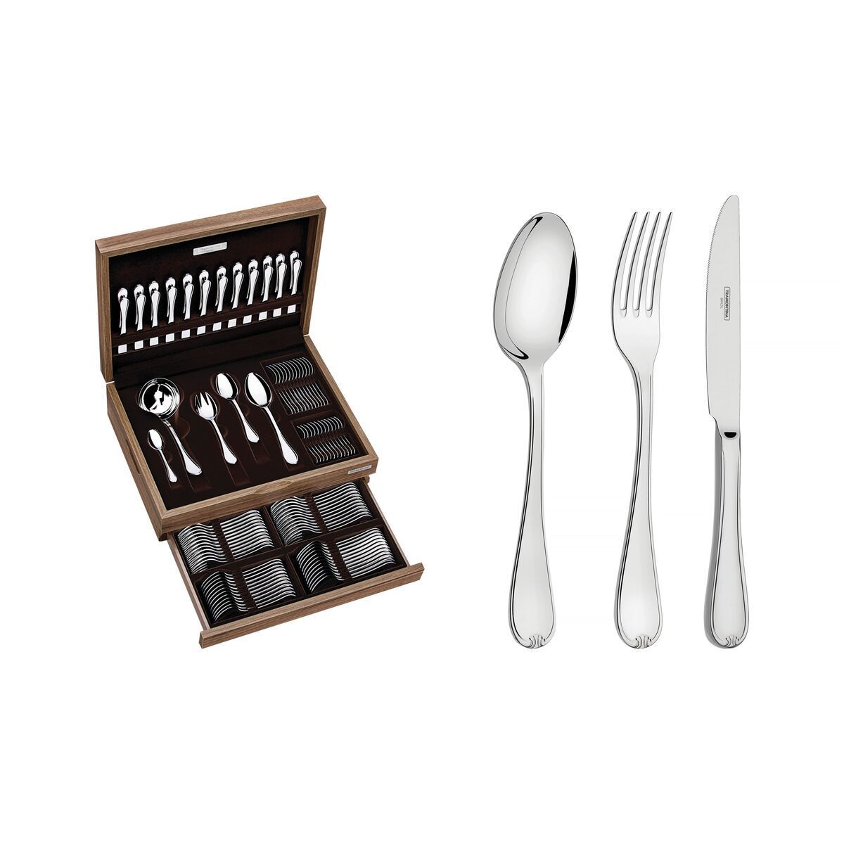 FAQUEIRO ACO INOX 101PCS C/ESTOJO