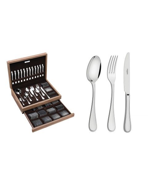 FAQUEIRO ACO INOX 130PCS C/ESTOJO