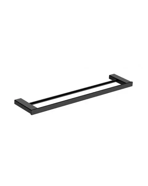 Porta Toalha Duplo - Black Matte - LX7122B TTD 409