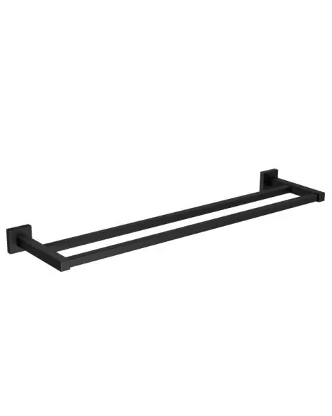 DECA PORTA TOALHA BARRA DUPLA QUADRATTA-BL MT 2042.BL83.MT