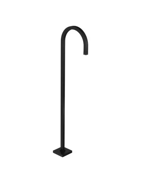 DECA TUBE TORN LAVAT PISO CURVA 1199.BL.TUB.PSO.MT BLACK MATTE