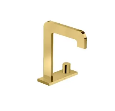 Elegância e Praticidade no Banheiro com o DECA CLICK TORN Mesa Alta com Chapa em Ouro 