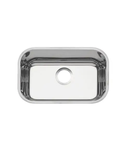 Cuba de embutir Tramontina Lav&iacute;nia 47 BL em a&ccedil;o inox alto brilho 47x30 cm