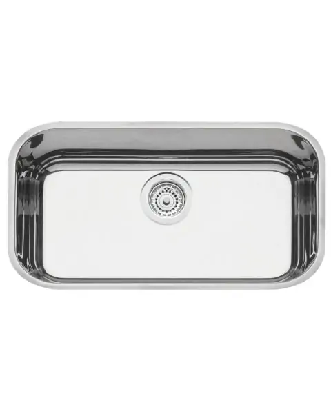 Cuba de embutir Tramontina Lav&iacute;nia 56 BL em A&ccedil;o Inox Alto Brilho 56x34 cm