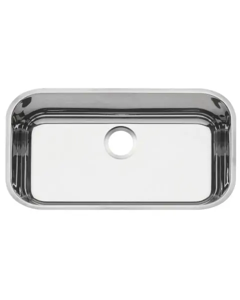 Cuba de embutir Tramontina Lav&iacute;nia 56 BL em a&ccedil;o inox alto brilho 56x34 cm