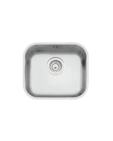 Cuba de embutir Tramontina Lav&iacute;nia 40 BL em a&ccedil;o inox escovado 40x34 cm