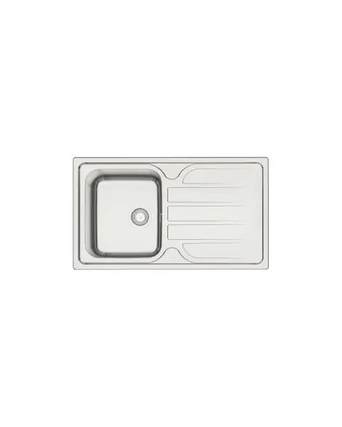 Cuba de Sobrepor Tramontina Marea Deep em A&ccedil;o Inox com Acabamento Escovado 86 x 50 cm com...