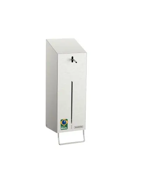 Dispenser de &Aacute;lcool Gel e Sab&atilde;o L&iacute;quido 1 litro Tramontina em A&ccedil;o Inox...