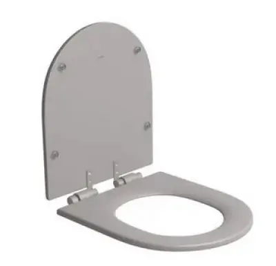 Transforme Seu Banheiro com o Assento Poliéster Slow Close LK/Carrara Cinza Antracite Deca 