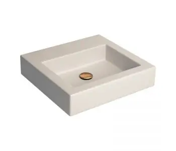 Cuba de Apoio Lavatório Quadrada 45X43cm Vanilla L.737.40 Deca: Elegância e Praticidade para Seu Banheiro 