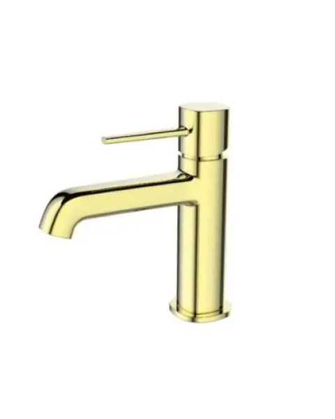 Misturador monocomando de mesa bica baixa para lavatório Linha MÔNACO Gold