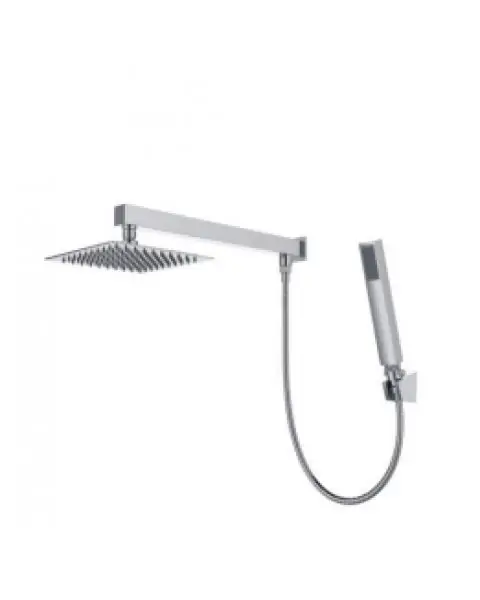 Kit chuveiro parede desviador ducha manual Quadrado 20*20 