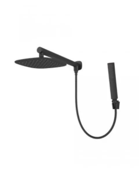 Kit chuveiro parede desviador ducha manual Redondo 22*22 cm