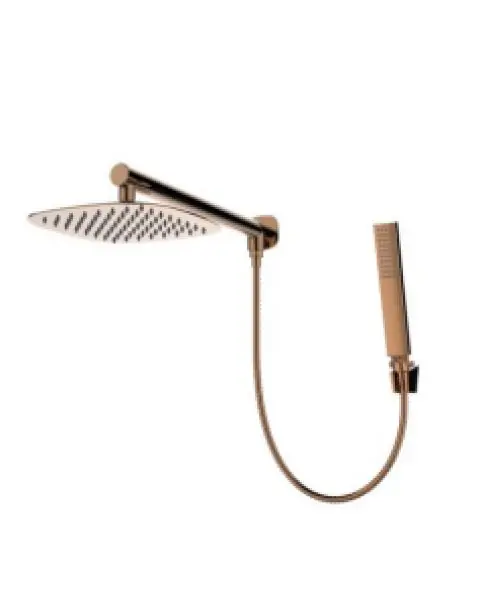 Kit chuveiro parede desviador ducha Redondo 22*22 cm