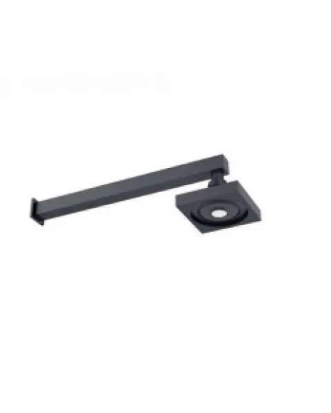 Ducha autolimpante de parede com haste quadrada - Black