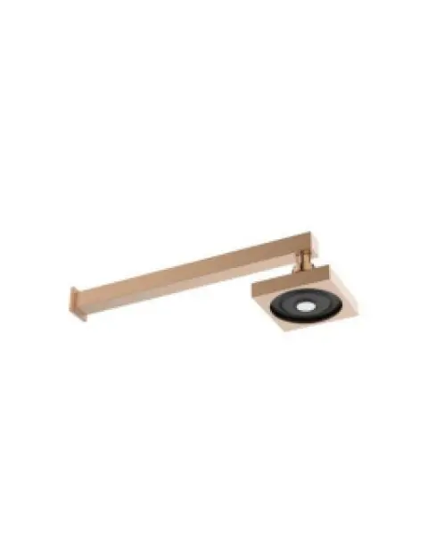 Ducha autolimpante de parede haste quadrada - Rose Gold