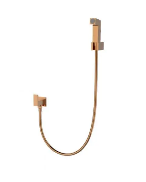 Ducha higiênica com registro sem derivação linha MADRID Rose Gold