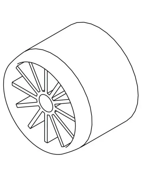 AREJADOR LISO ABS CROM CX