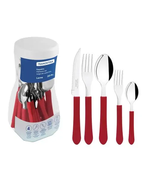 FAQUEIRO INOX 20PC LEME VER