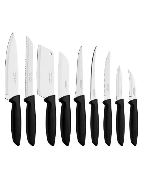 JOGO FACAS INOX 9PC PLENUS PRE