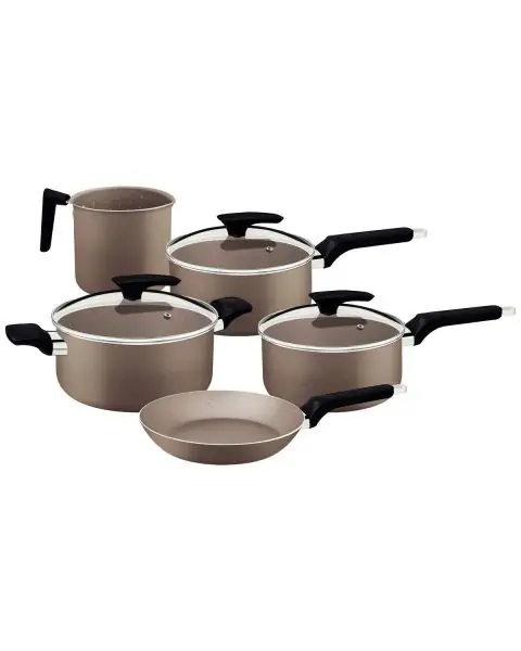 JOGO PANELAS ALUM 5PC MILAZZO AME