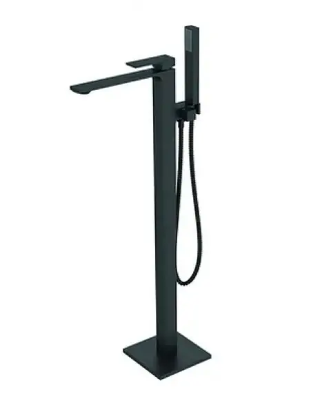 Misturador Pedestal para Banheira de Imersão Black Matte