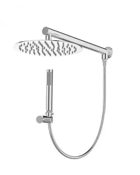 Chuveiro Redondo com Desviador Cromado