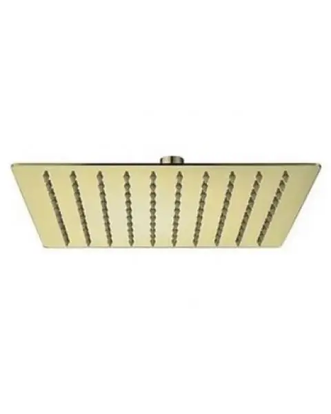 CHUVEIRO SLIM 20X20 EM AÇO 304 -OURO ESCOVADO - LX40OE TTD 409