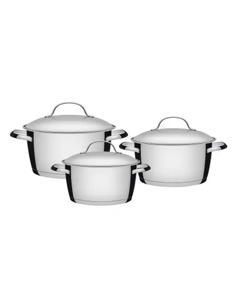 JG.PANELAS ACO INOX 3 PCS ALLEGRA
