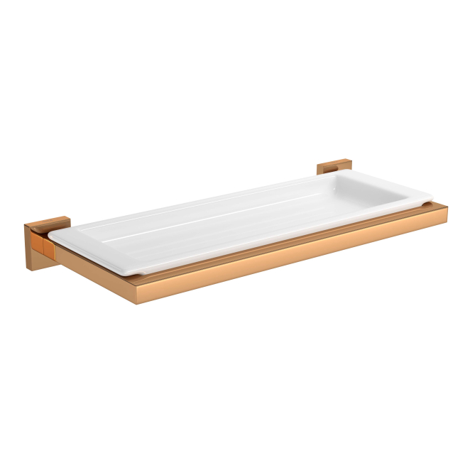 Prateleira Quadrattta-GL RD da DECA: Elegância e Organização para Seu Banheiro 