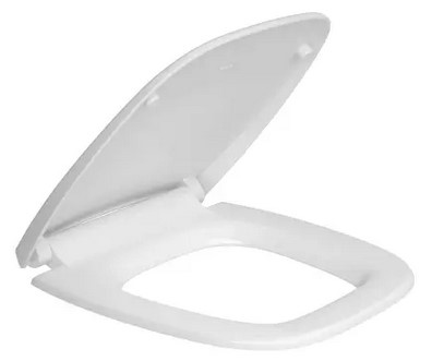 Assento Plástico Branco com Slow Close Deca: Conforto e Elegância para Seu Banheiro 