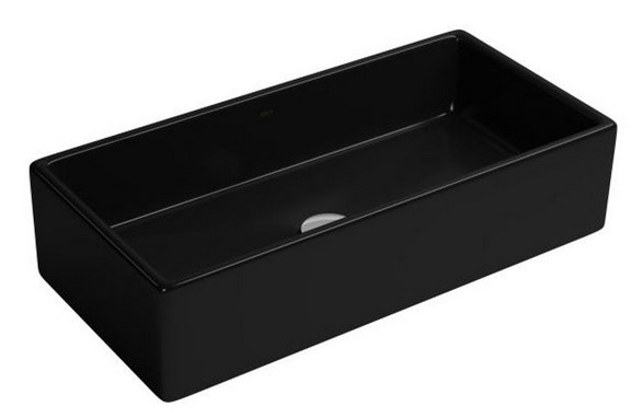 Cuba de Apoio Retangular 58X28cm Ébano L.107.95 Deca: Elegância e Praticidade para Seu Banheiro 